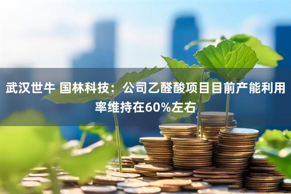 武汉世牛 国林科技：公司乙醛酸项目目前产能利用率维持在60%左右